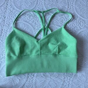 Sport bra alo green size S